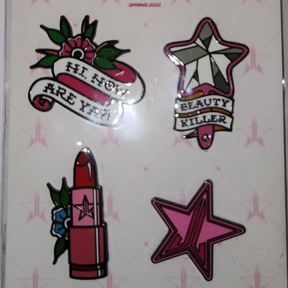 Jeffree Star 1st Edition Enamel Pin Set Spring 2021 Mystery Box